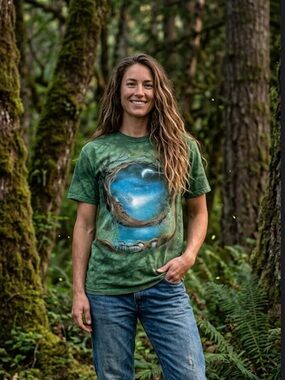 The Mountain Forest Green Tree T-Shirt